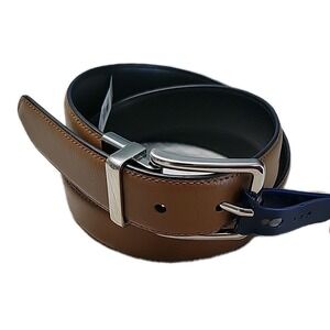 NWT NEW Cole Haan Men's Reversible Leather Belt Black &‎ Tan XL 42/44 $80 MSRP
